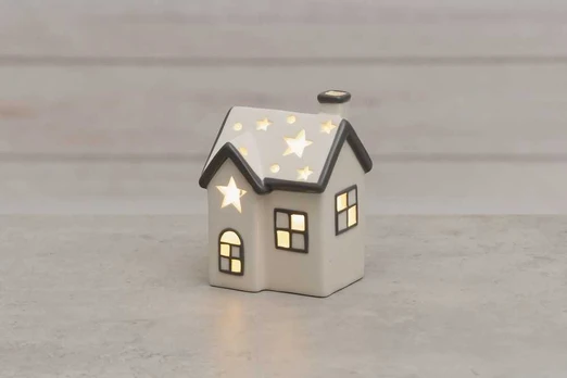 Finnlumor House Lantern with LED-light 13 cm Nekala