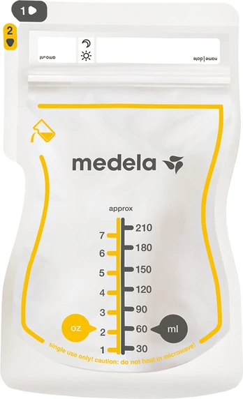 Medela - Easy Pour breast milk storage bags - 210 ml - 100 pcs