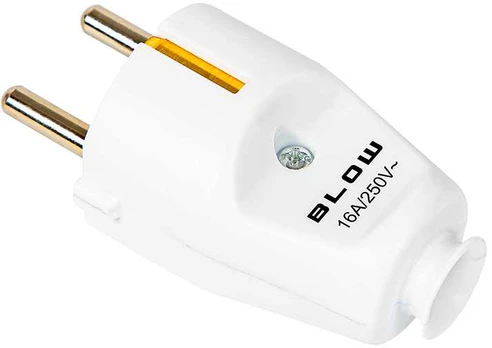 Blow WT-30 PR kištukas, tiesus, baltas