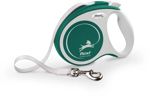 Flexi FLEXI smycz automatinė Comfort Plus S taśma 5 m kol. žalia