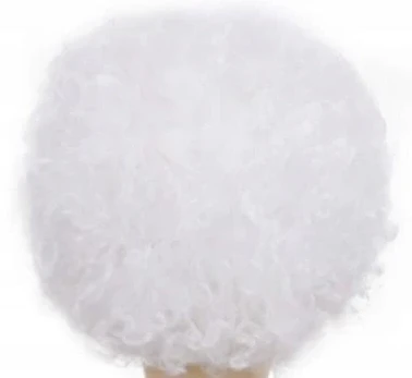 ATL BQ3S Peruka afro balta
