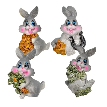 Magnetukas "Kiškis" : Skaičius - 4