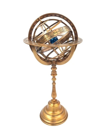 Sferinis žalvarinis astroliabas GLB-0020