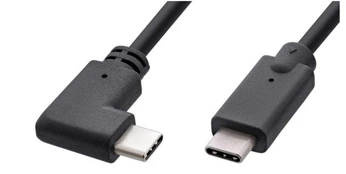 MicroConnect USB-C cable 1m, 3.2 Gen2, one end Angled , 60W, 10Gbps kaina