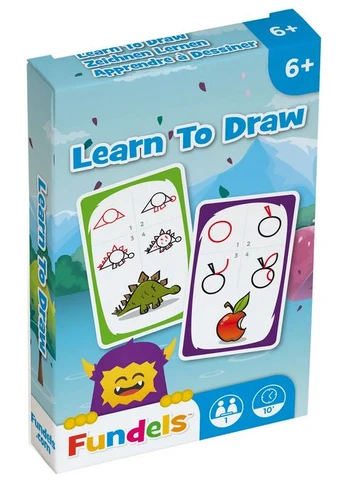 Lavinimo žaislas Cartamundi Learn To Draw, įvairių spalvų