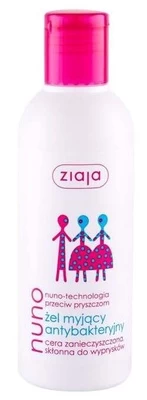 Valomasis veido gelis Ziaja Nuno, 200 ml, moterims, -