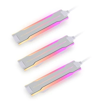 Lian Li UNI FAN P28 Side ARGB Strip, 3er Pack - baltas