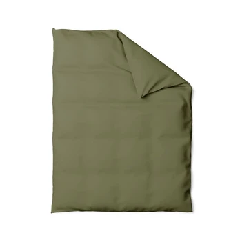 Antklodės užvalkalas Rustilė Satin, alyvuogių žalia, 180 cm x 215 cm