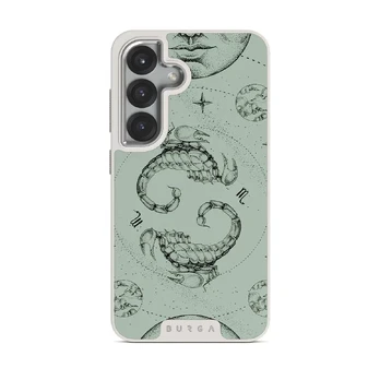 Scorpio - Samsung Galaxy S25 Plus Case, Elite Light (Magnetic) / Silver / Turquoise