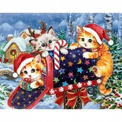 Deimantinis paveikslas Christmas Mailbox WD2423