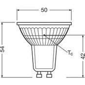 OSRAM LED reflektorius GU10 4,3 W 827 36° 6 vnt