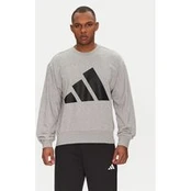 adidas Džemperis Essentials Big Logo JE8952 Pilka Regular Fit