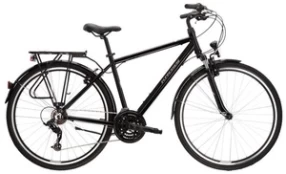 Dviratis turistinis Kross Trans SR, 28 ", M rėmas, juodas/pilkas kaina
