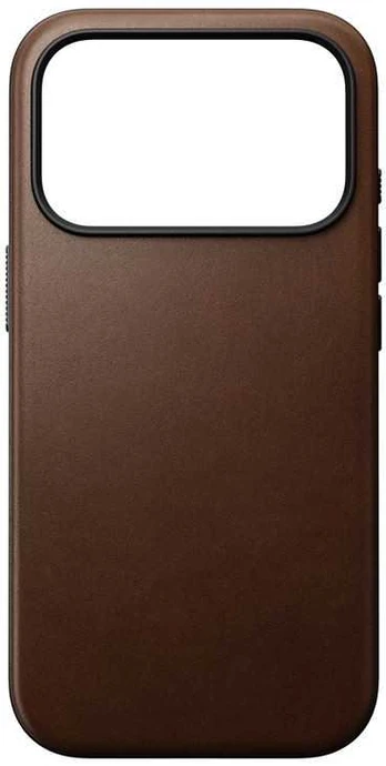 Nomad Modern Leather Case, ruda - iPhone 17 Pro
