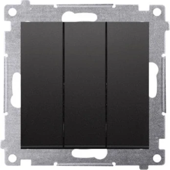 Orno TRIPLE PUSH BUTTON DP31.01/49-SIMON54 250 V 10 A