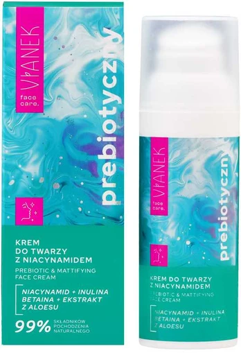 Vianek Prebiotyczny krem do twarzy su niacynamidem, 50ml