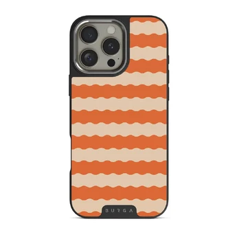Papaya - iPhone 16 Pro Case, Elite Dark (MagSafe) / Silver