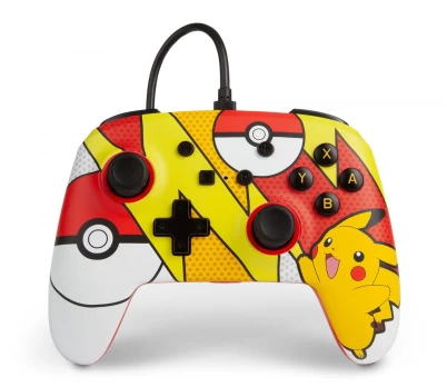 Pikachu Pop Art Wired Controller Nintendo Switch