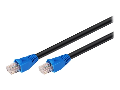 GB CAT6 U/UTP LAUKO 10 M JUODAS
