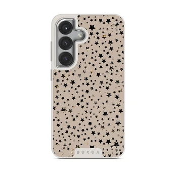 Sparkling Tiara - Stars Samsung Galaxy S25 Case, Elite Light (Magnetic) / Silver