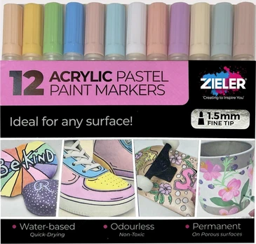 Zieler - Paint Markers Pastel Fine (609299513)