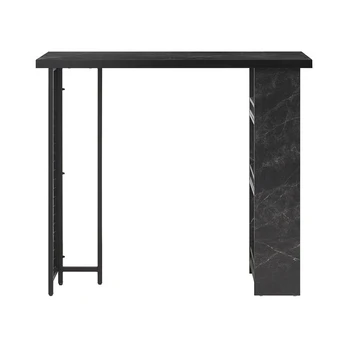 Baro stalas, 120x50x105cm, juodas