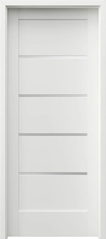 Durys rėminė Porta Trim Lite A4, universalios, balta, 203 x 84.4 x 4 cm