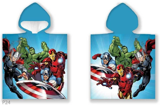Rankšluostis Avengers pončas 55 x 110 cm