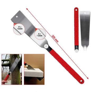 Japan pull saw, double toothed, KS Tools