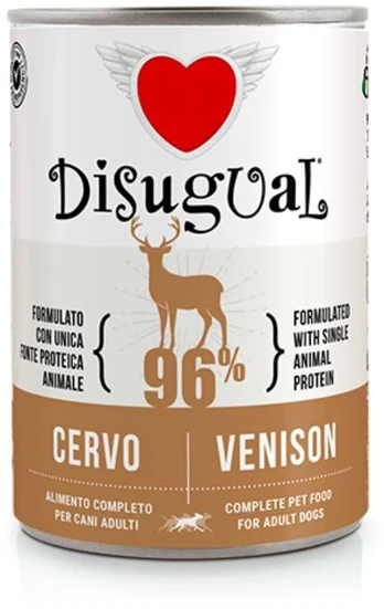 DISUGUAL MonoProtein konservas šunims su elniena 400g (6)