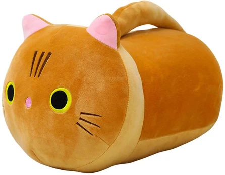 Pliušinis žaislas Katė, 40 cm, rusva