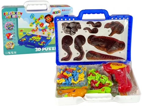 Konstruktorius Lean Toys Creativity Assembly Dinosaurs 14809, plastikas