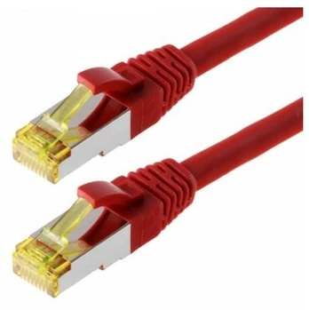 Helos pataisomasis kabelis S/FTP Cat 6a raudonas 15,0m