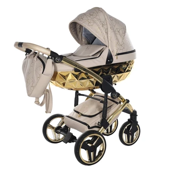 Junama Heart Beige Vežimėlis 2 in 1