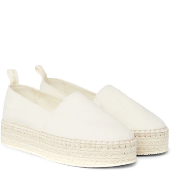 Espadrilės moterims, Smėlio, Platform espadrille