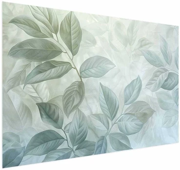 Artgeist Plakatas - Mint Leaves - large botanical motif
