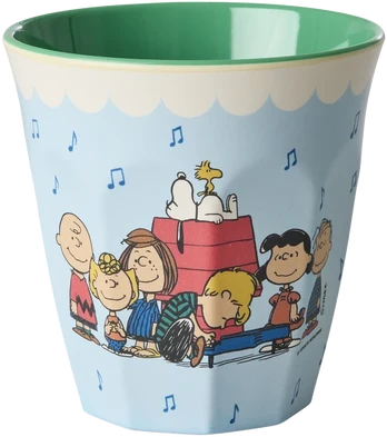 Rice - Melamine Cup with Snoopy Print - Soft Mėlyna - Medium - 250 ml