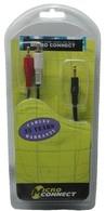 Kabelis MicroConnect Jack 3.5mm - RCA (Cinch) x2 3m juoda (AUDLC3G)