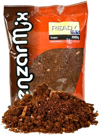 Jaukas Benzar Mix Ready Carp Groundbait 1kg - Scopex