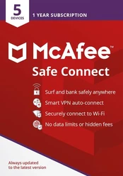 Safe Connect VPN McAfee kaina