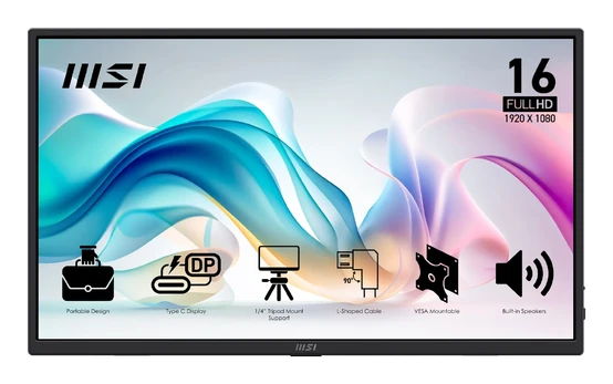 Monitorius MSI PRO MP165DE E6