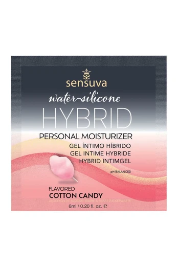 Sensuva Hybrid Personal Moisturizer Cotton Candy 6ml - Long-Lasting Formula