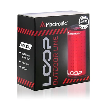 Mactronic LOOP 25lm įkraunamas galinis dviračio žibintas ABR0061