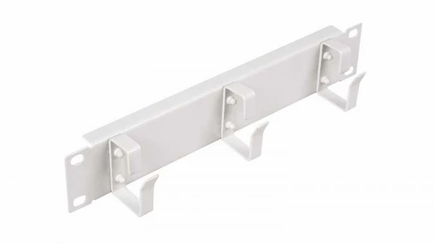 Organizer Equip Equip 10'' Kabeldurchführung mit Ringeinsatz, 1U grau