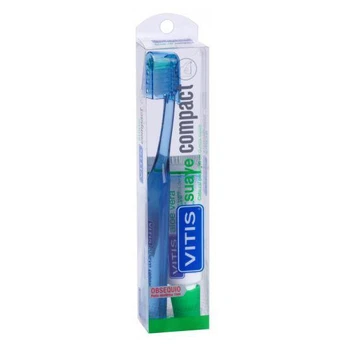 Vitis Compact Medium dantų šepetėlis Aloe 15ml