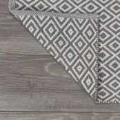 Vonios kilimėlis Sealskin Trellis, 90 x 60 cm, pilkas
