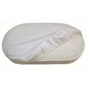 Paklodė JERSEY su guma 75x125 White