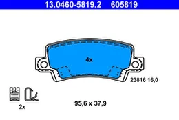 ATE 13.0460-5819.2 Brake pad set