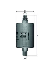 Kuro filtras KNECHT KL 22