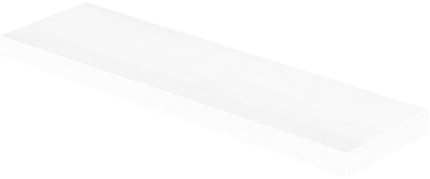 Songmics Sieninė lentyna 20x80x3,8 cm balta MDF
